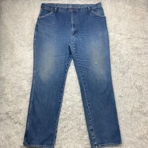 Vintage Wrangler Jeans‎ 40x32 Blue Big Ben Western Faded Cowboy Tag 42x34